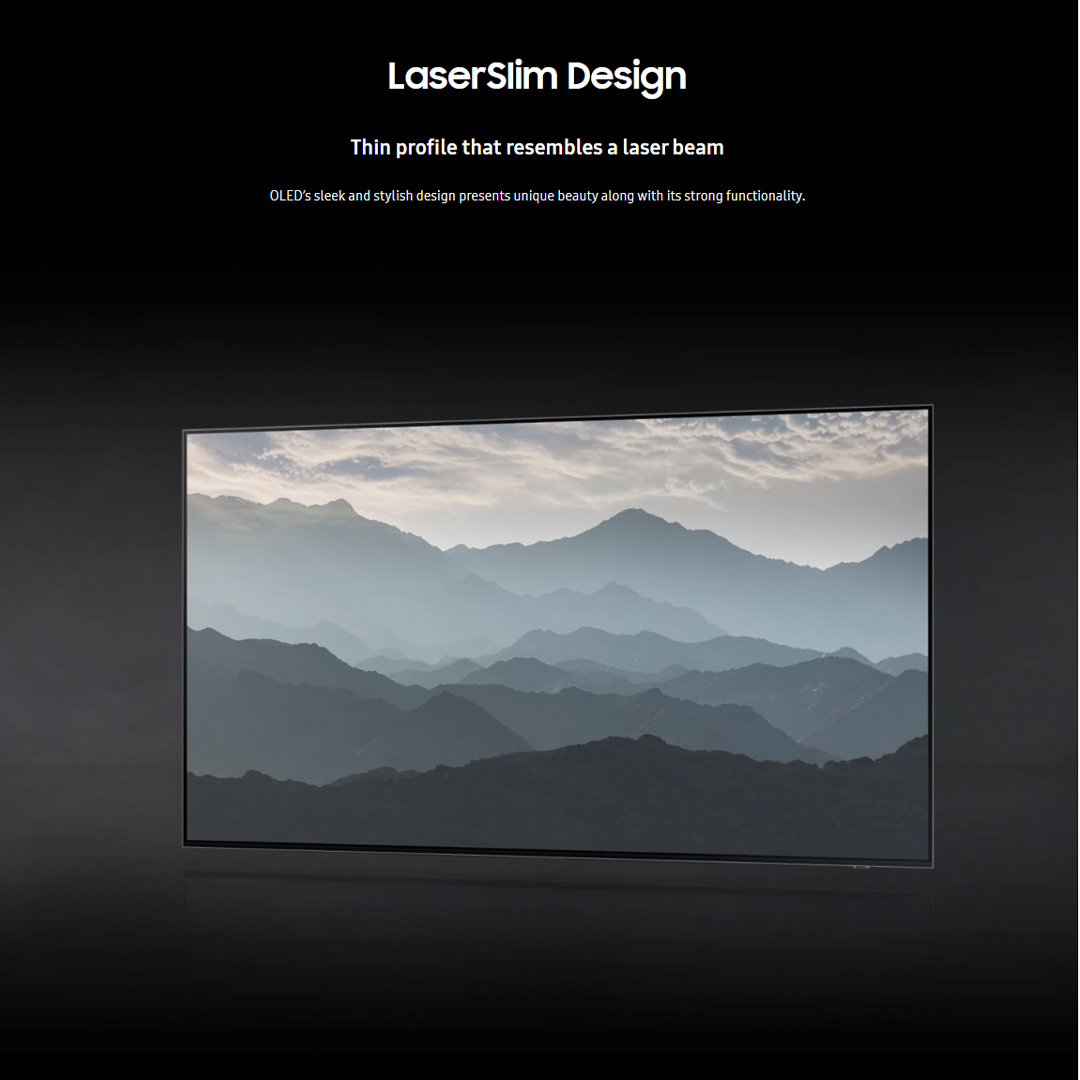 SAMSUNG 77" 4K UHD Smart OLED TV QA77S90CAKXXM | LaserSlim Design | Tizen™ Smart TV | App Casting | Web Browser | SmartThings | Smart TV with 2 Year Warranty