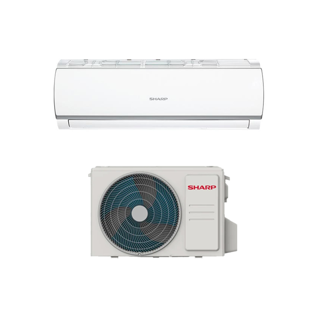SHARP 1.0HP/1.5HP/2.0HP/2.5HP R32 Non-Inverter Wall Mount Air Conditioner | Auto & 3-Step Fan speed Setting | 24-Hour On/Off Timer | Turbo Mode | Sleep Mode | Air Conditioners with 1 Year Warranty
