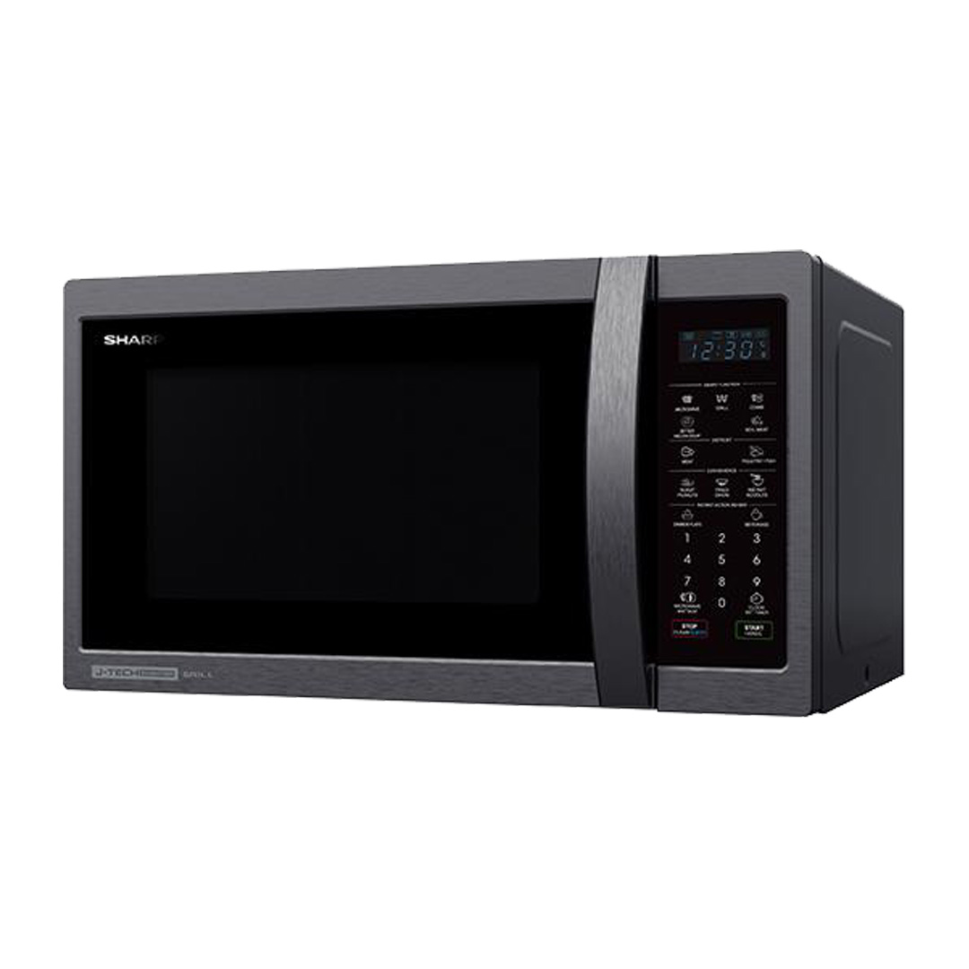 SHARP 28L Microwave Oven with Grill R759EBS | Auto Menu | Auto Defrost | Kitchen Timer | Child Lock | Energy Save Mode | Microwave Oven with 1 Year Warranty