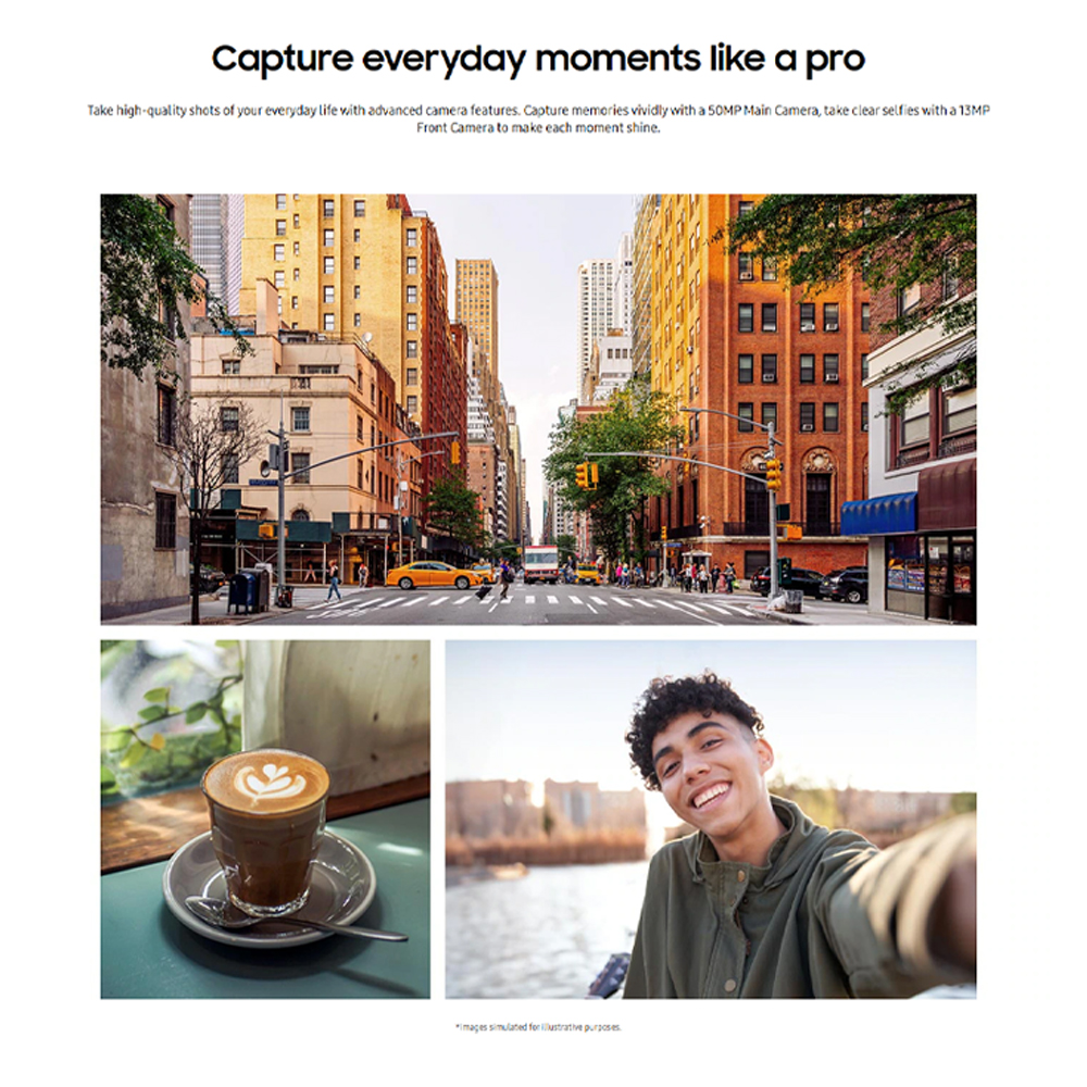 SAMSUNG Galaxy A16 5G 8GB+256GB | Android 14, One UI Core 6.1 | Octa-core, Mediatek Dimensity 6300 | 5000 mAh