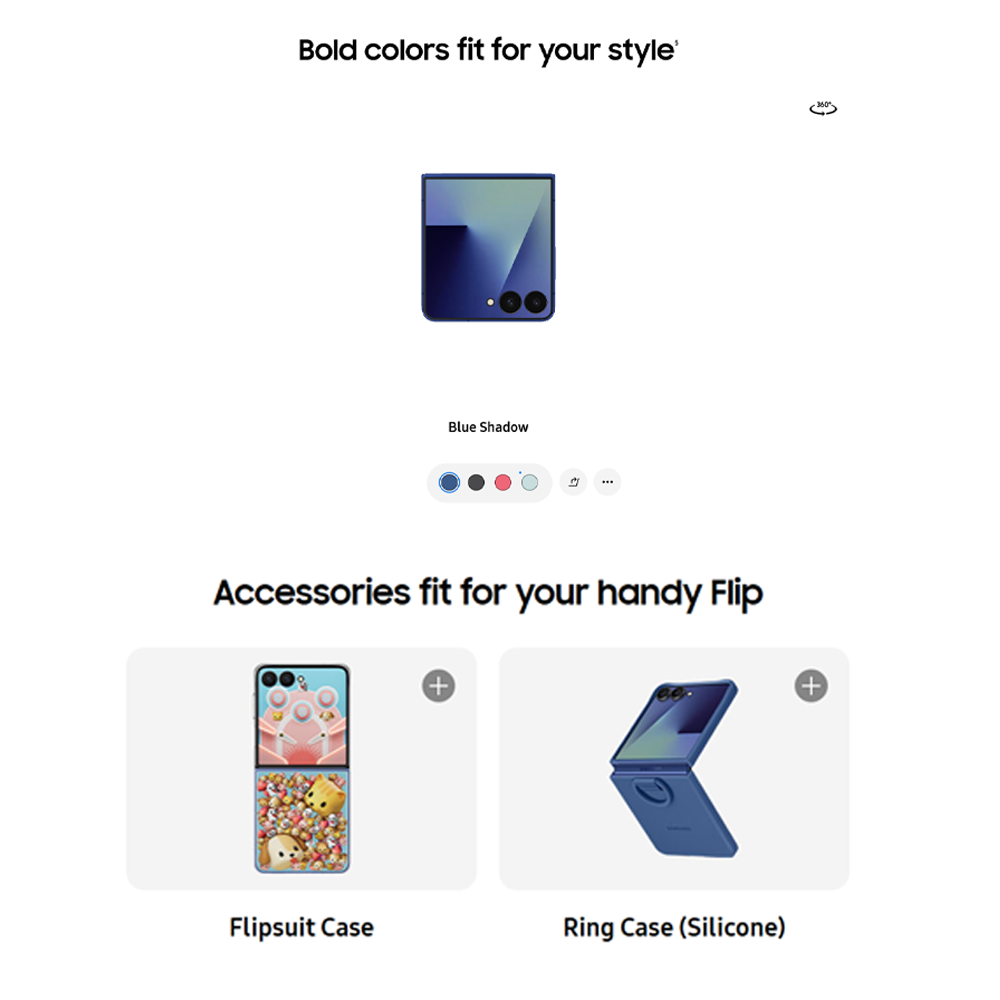 SAMSUNG Galaxy Z Flip7 | Our Largest FlexWindow | 50 MP Selfie Camera | Galaxy AI