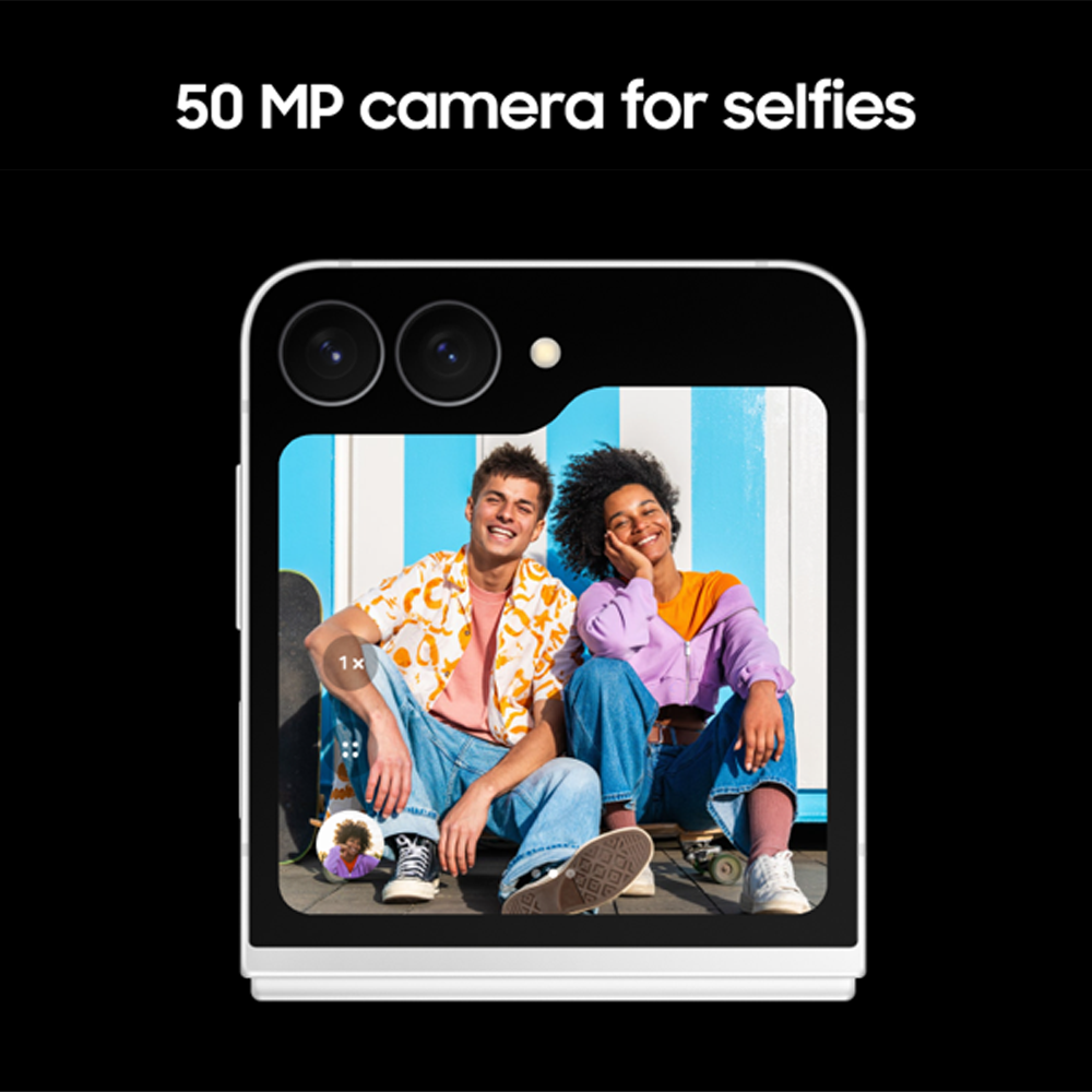 SAMSUNG Galaxy Z Flip7 FE | Pro-level 50 MP camera for selfies | One UI 8. All new for Flip | Efficient battery powers all-day use