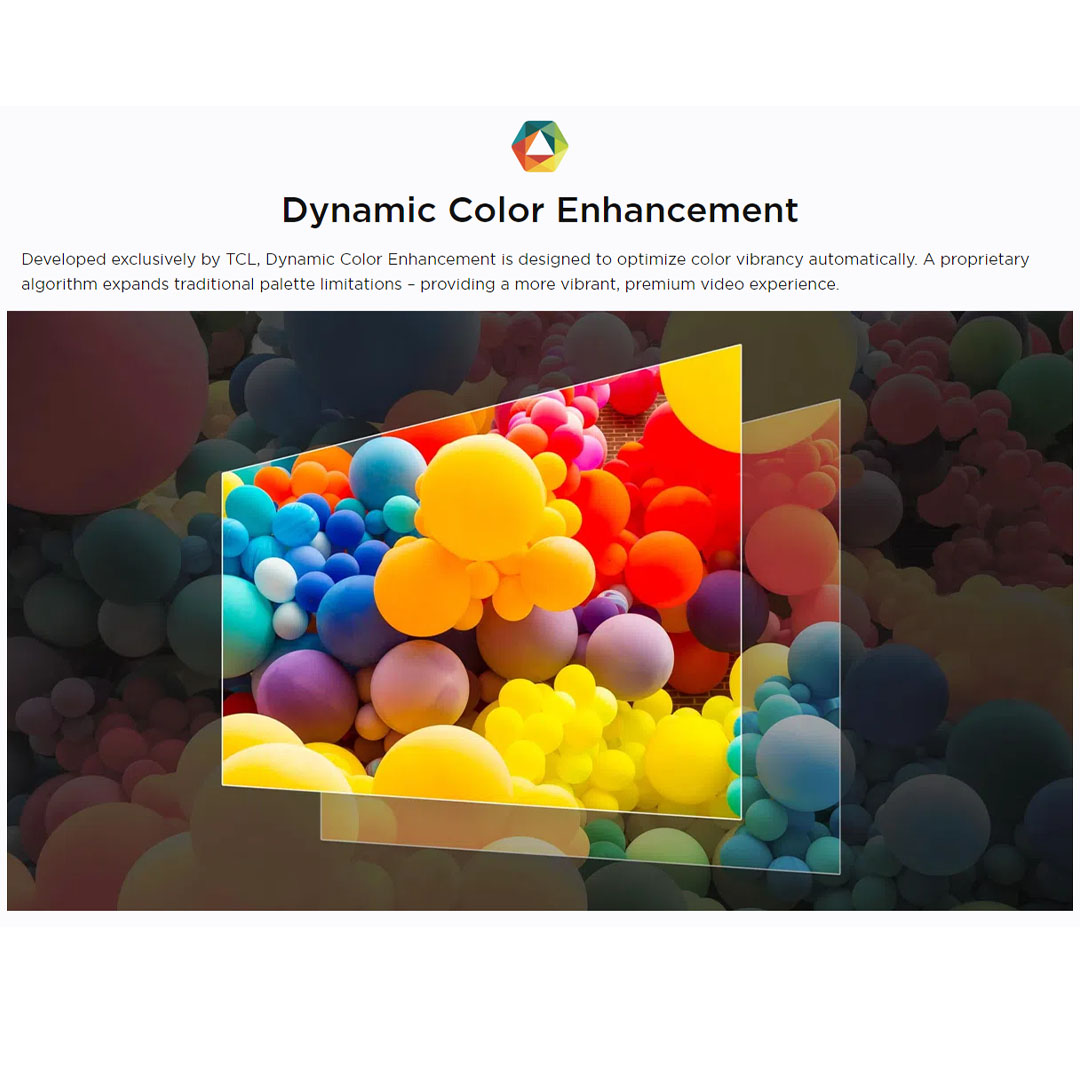 TCL 65" 4K HDR Google TV 65P637 | Dynamic Color Enhancement | AIPQ 2.0 | DTV EPG(without IP EPG) | Smart TV with 2 Year Warranty