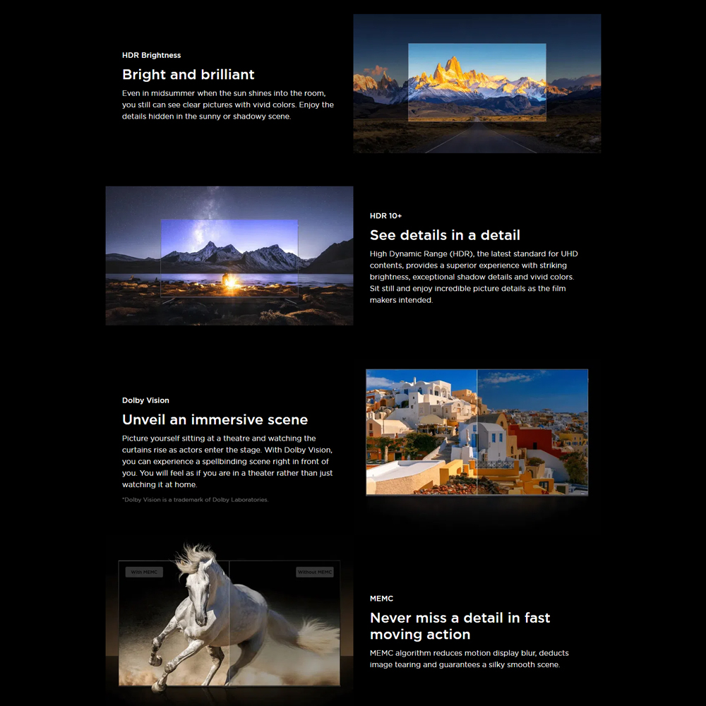 TCL 50" 55" 65" 75" 85" 98" C655 4K UHD QLED Google TV 50C655 55C655 65C655 75C655 85C655 98C655