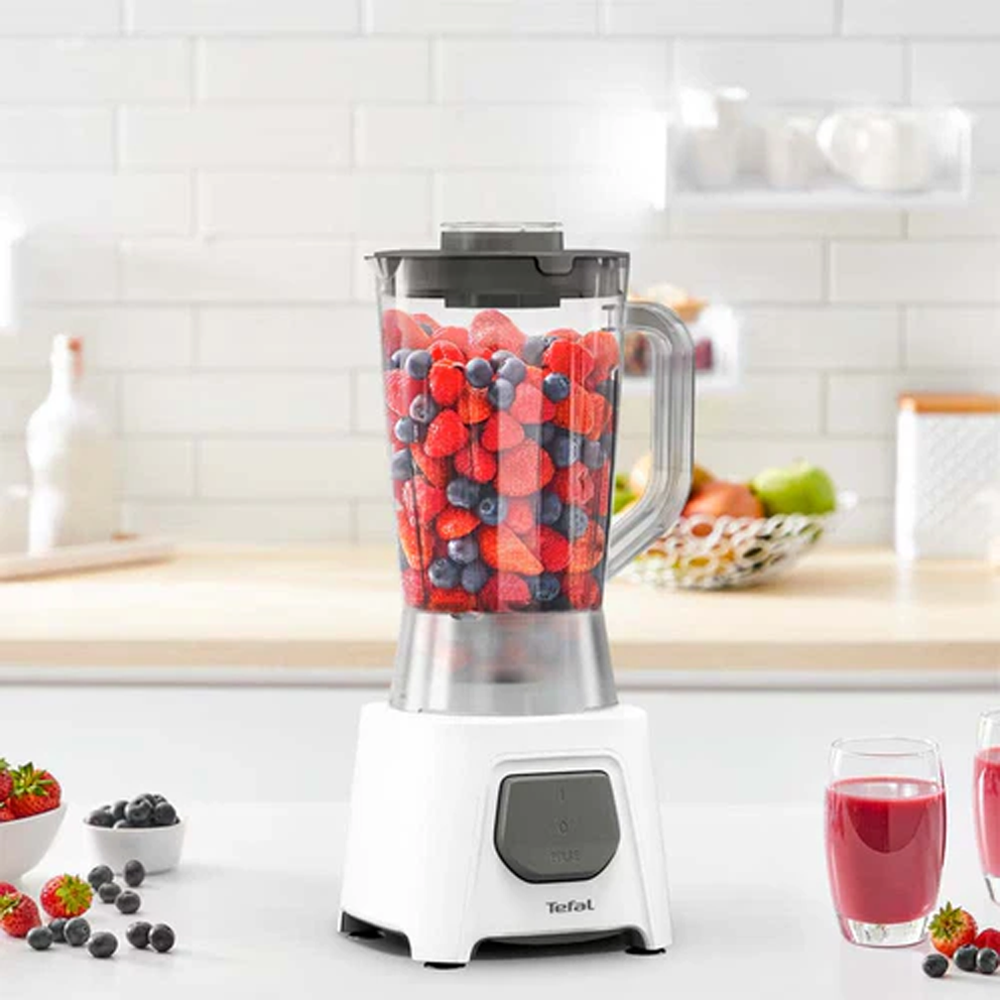 Tefal 1.5L Uno 2 Blender BL2B1165 | Durable Zelkrom Blades | Ice Crush Technology | High Capacity Jar Ideal for Family Use