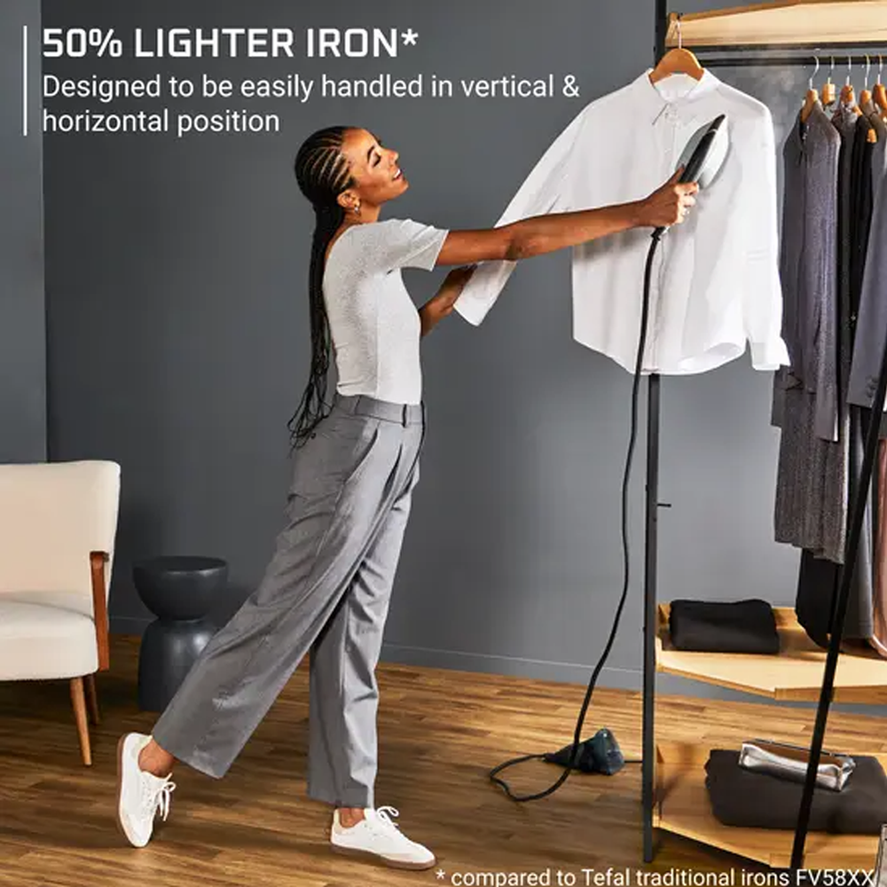 Tefal 1700W Duo Power 2-in-1 Steam Iron JF4033 | Steam output up to 25g/minute | Support vertical steam | Auto-off & anti-drip funtions | Ceramic soleplate technology