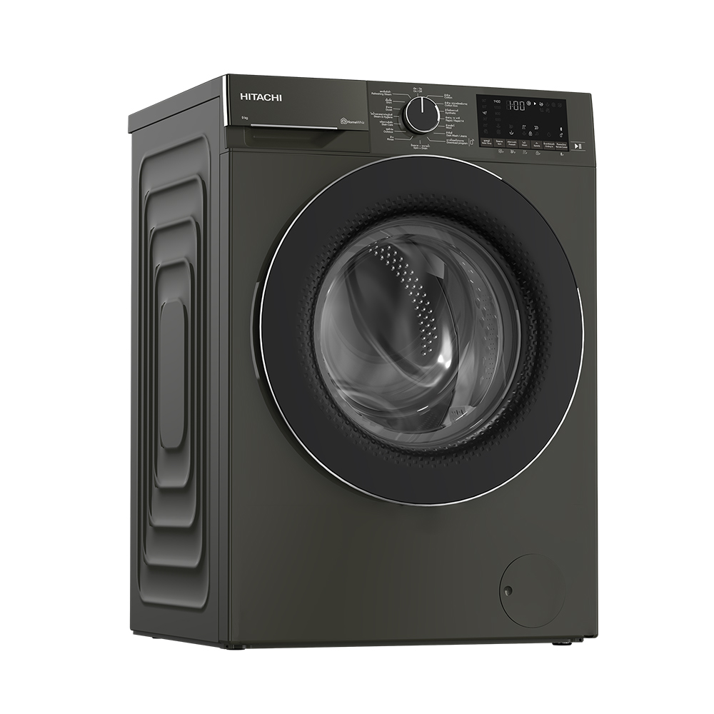 Hitachi 9/ 10KG Front Load Inverter Steam & Hygiene Washing Machine BD-90YFVEM / BD-100XFVEADM | Steam & Hygience Programme | Efficient Inverter Motor | 15 Preset Programmes