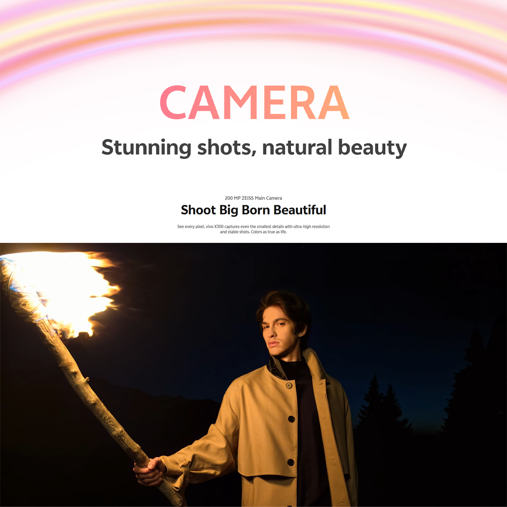 vivo X300 5G 12GB+256GB / 16GB+512GB | 6.31-inch | 200MP Rear Camera | Mediatek Dimensity 9500 (3 nm) | Dual SIM | Li-Po 6040 mAh