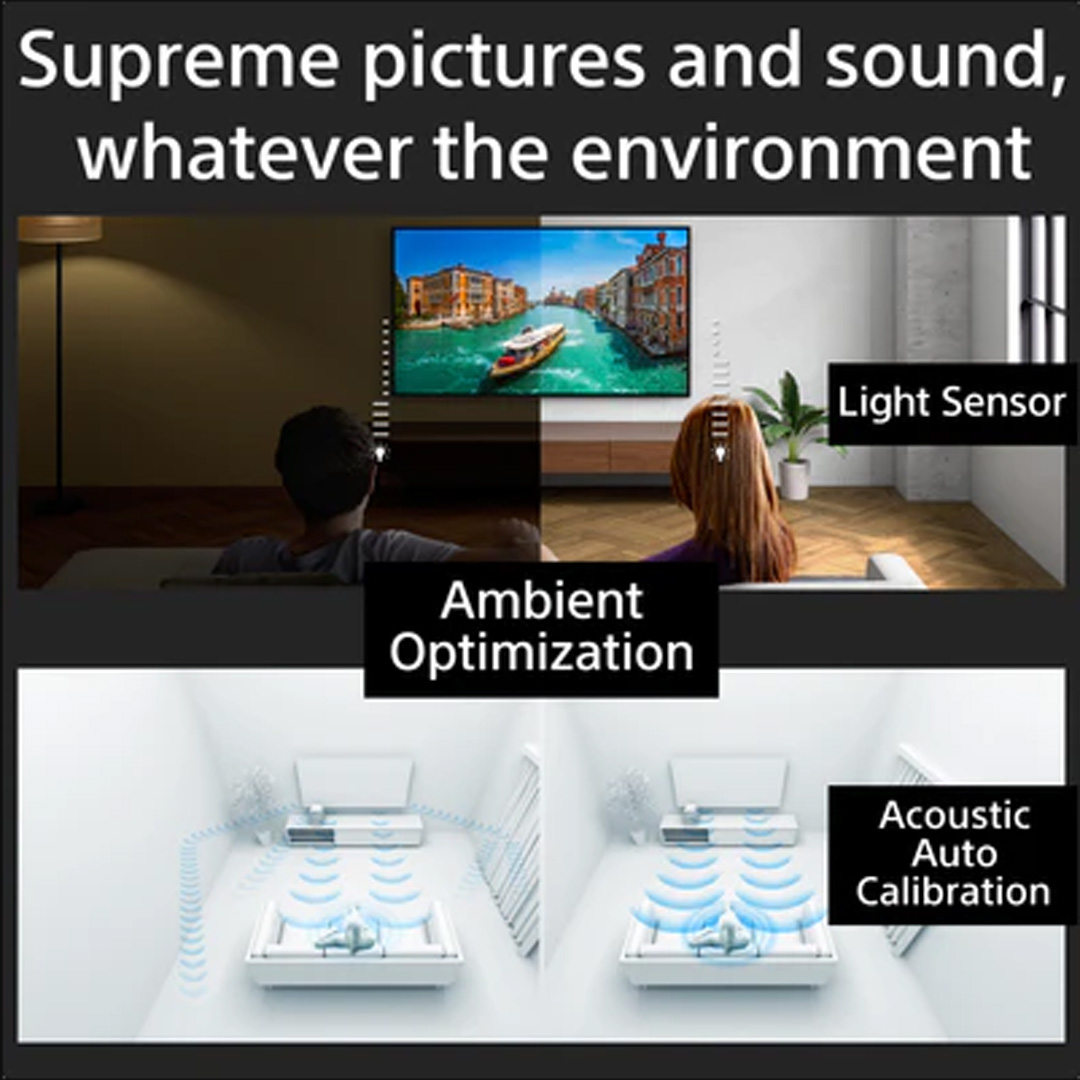 SONY 55"/65"/75"/85" 4K UHD High Dynamic Range (HDR) Smart TV | X80L TV Series | 4K HDR Processor X1™ | Motionflow™ XR | Smart TV with 2 Year Warranty