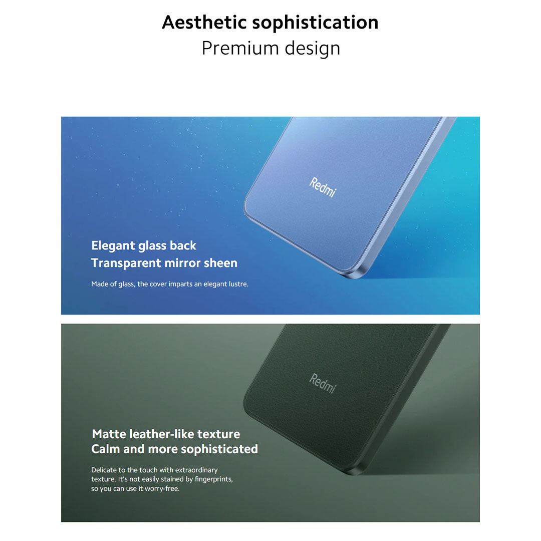 Xiaomi Redmi A3 4GB+128GB | 6.71 inch | Android 14 (Go edition) | Li-Po 5000 mAh, 10W Fast Charging | Dot Drop Display | Mediatek Helio G36 (12 nm) | Smartphones with 1 Year Warranty