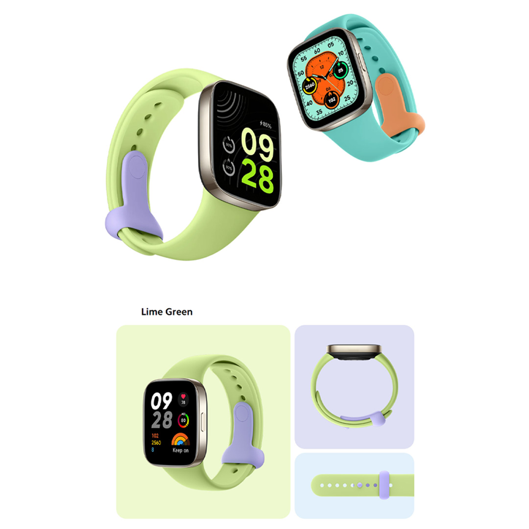 Xiaomi Redmi Watch 3 | 1.75" AMOLED Display | Up to 12 Days of Battery Life | 5ATM Water Resistance | 120+ Workout Modes | Smart Watch with 1 Year Warranty