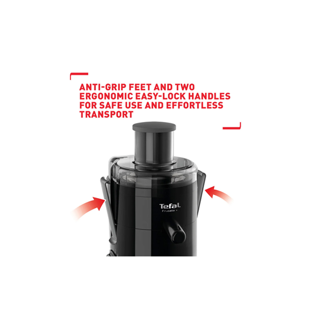 Tefal 0.95L Frutelia Plus Juicer ZE370 | 350W of Power | 2 + Pulse Speed Settings | Stable Design with Non-Slip Feet | Juice Extractor with 2 Year Warranty