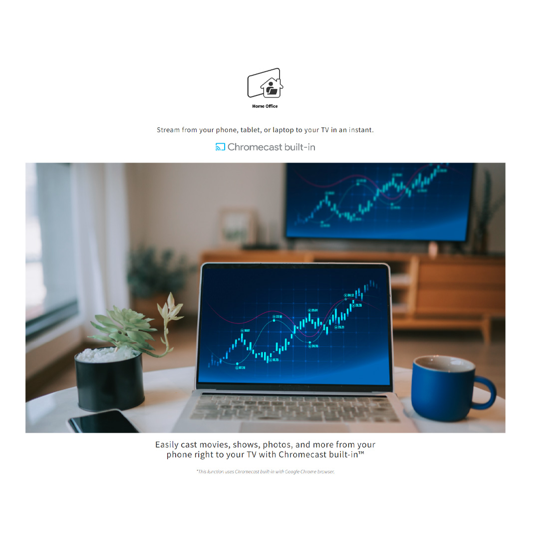 SHARP 42" AQUOS FHD Google TV 2TC42EG1X | X4 Revelation Processor | Slim Bezel Design | Sound Reflector | OK Google | Game Low Latency | Comfort Mode | Chromecast Built-In | Google TV with 2 Year Warranty