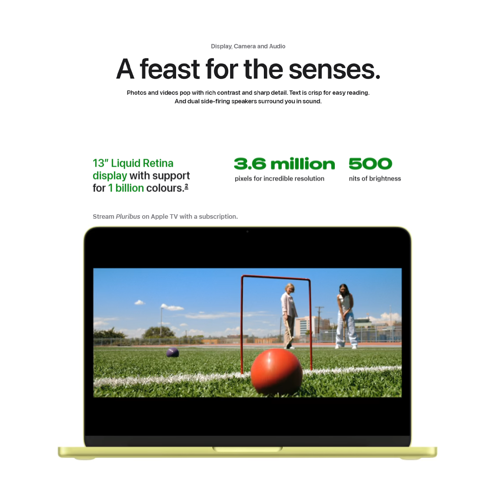 Apple MacBook Neo 8GB+256GB/ 8GB+512GB | 13-inch | Apple A18 Pro chip with 6‑core CPU and 5‑core GPU | Built-in privacy | 1080p FaceTime HD camera