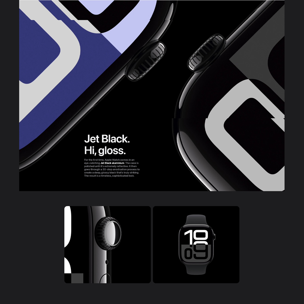 Apple Watch Series 10 Natural Titanium / Silver Aluminium GPS/ GPS + Cellular | LTPO3 OLED Always-On Retina display | Temperature sensing