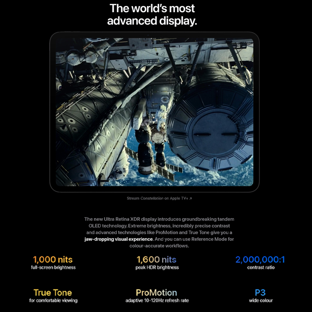 Apple iPad Pro 13-inch (4th generation) Wi-Fi + Cellular 2024 16GB+2TB / 16GB+1TB / 8GB+512GB / 8GB+256GB | All-new pro design | Ultra Retina XDR | All-new Apple Pencil Pro |  1  Year General Warranty