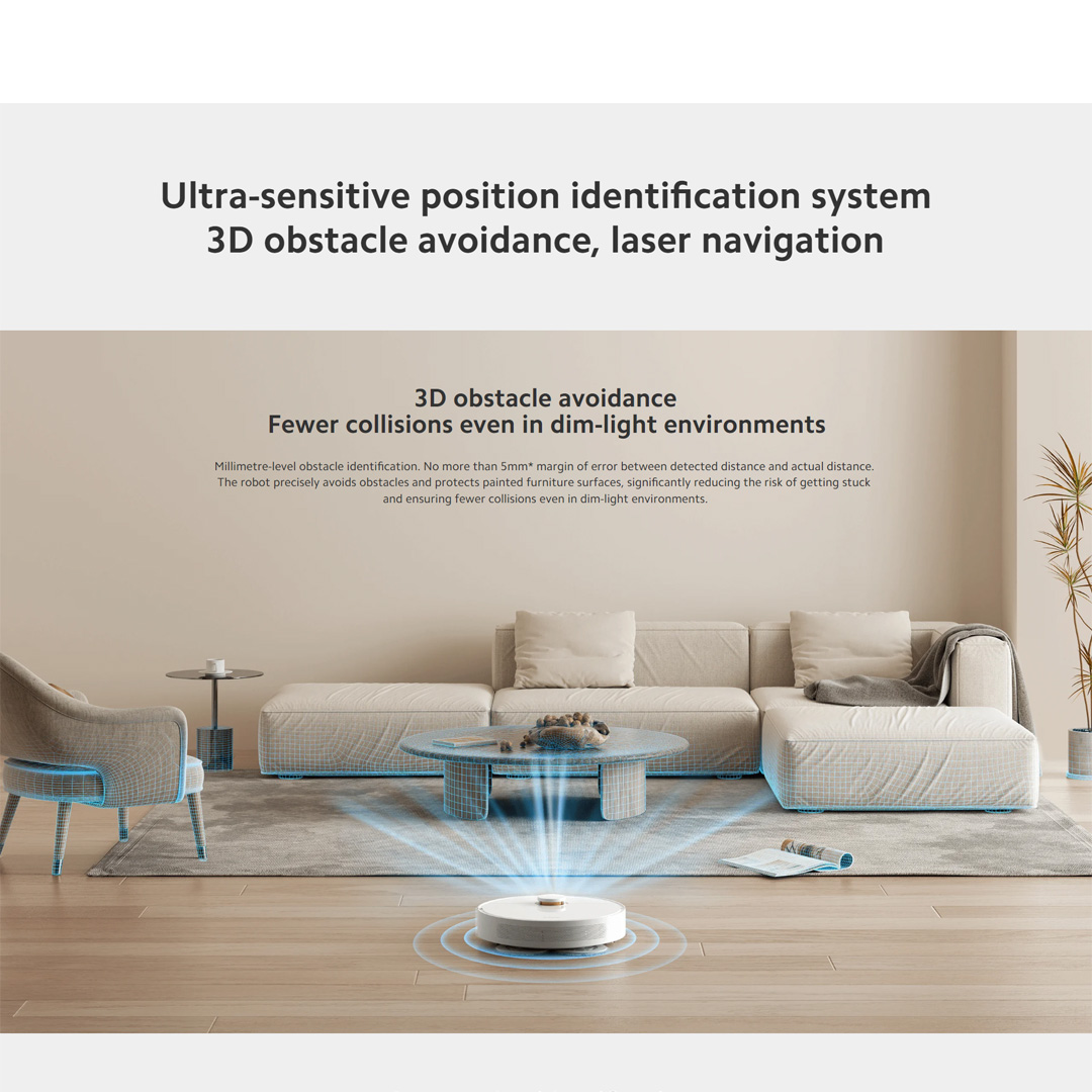 Xiaomi 55W Robot Vacuum S10+ B105 | 4000Pa Powerful Suction Fan Blower | 3D Obstacle Avoidance | Smart Control | Vacuum with 1 Year Warranty