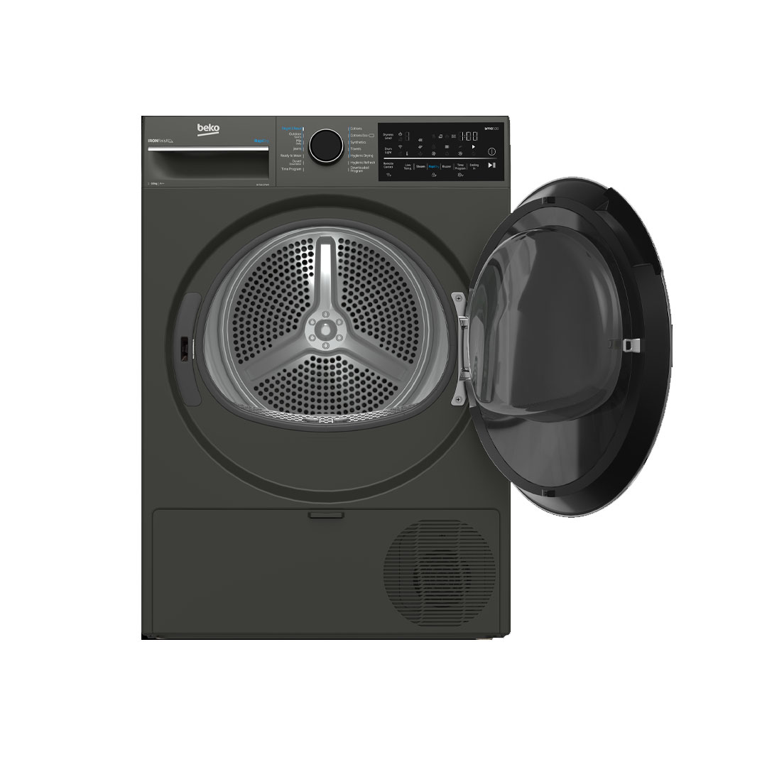 Beko 10KG Hybrid 2 Heatpump Tumble Dryer B5T64237WM | A++ Energy Efficiency Class | Wireless HomeWhiz Connection | Sensor Drying | Tumbler Dryer with 2 Year Warranty