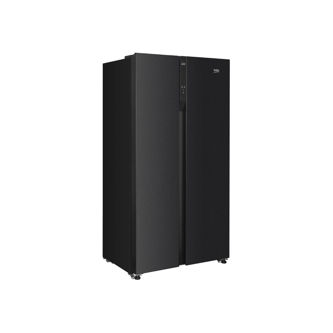 Beko 563L Side by Side ProSmart Inverter Refrigerator GNO563E40HFGBMY/GNO563E40HFKMY  | HarvestFresh | Led Illumination | Safety Glass | Twist & Serve Ice Cube Tray | Refrigerators with 2 Year Warranty
