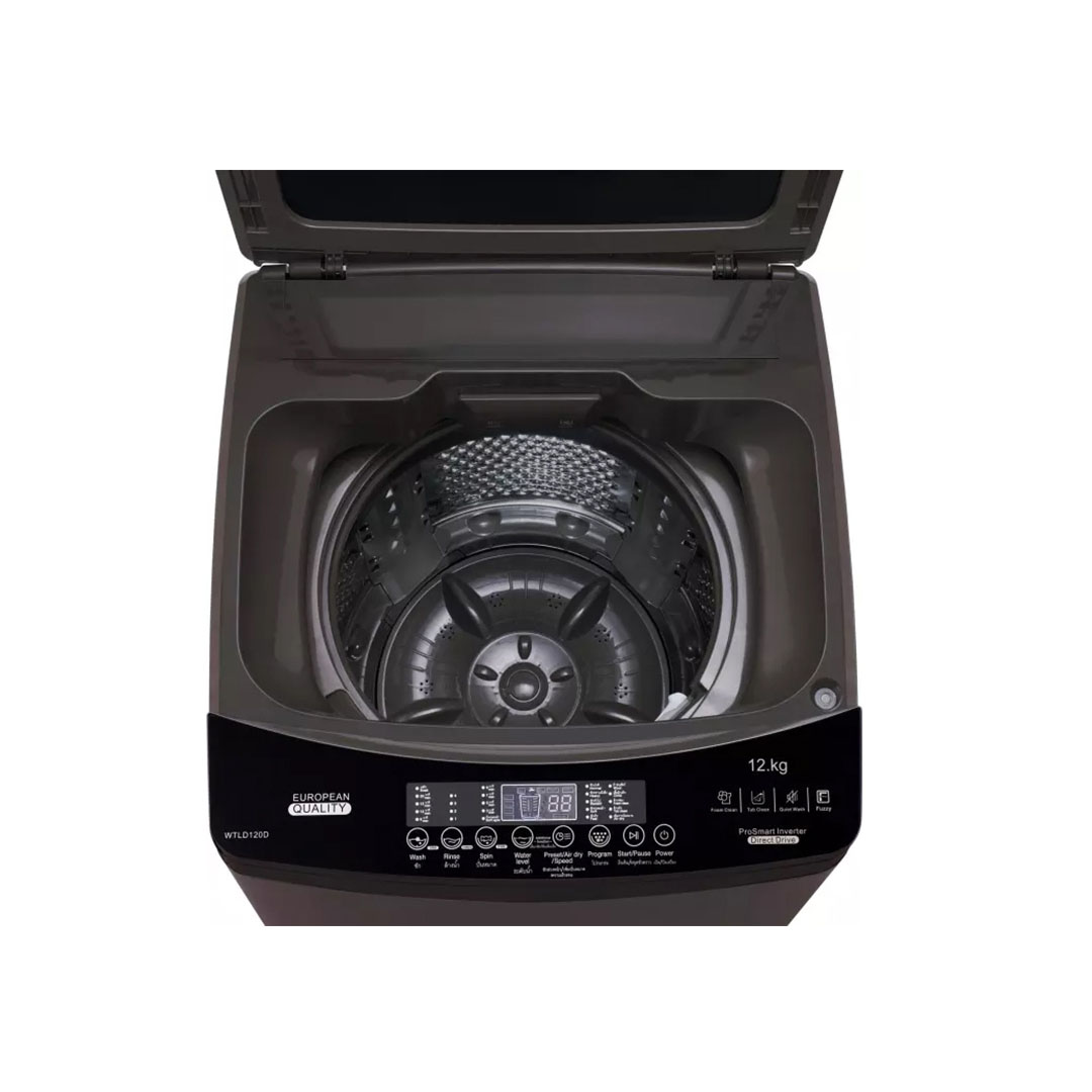 Beko Top Load Washing Machine WTLD120D/WTLD170D | 5 Star WELS Water Rating | Fuzzy Control | Stainless Steel Drum | Aquawave Technology | Glass Top Lid | Washing Machine with 2 Years General Warranty & 12 Years Motor Warranty