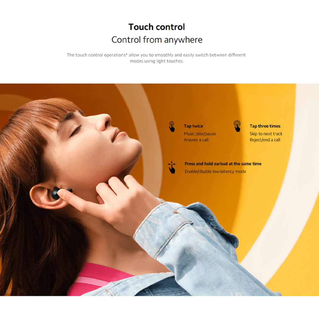 Xiaomi Redmi Buds 4 Active | Advanced Bluetooth | 12mm dynamic driver | Fast charging | Earbuds with 1 Year Warranty