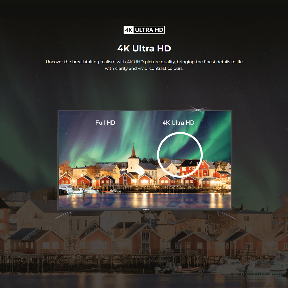 Caixun 40" 2K LED Google TV (PROXITY) C40V1FA | 2K FHD | Dolby Audio | Android TV