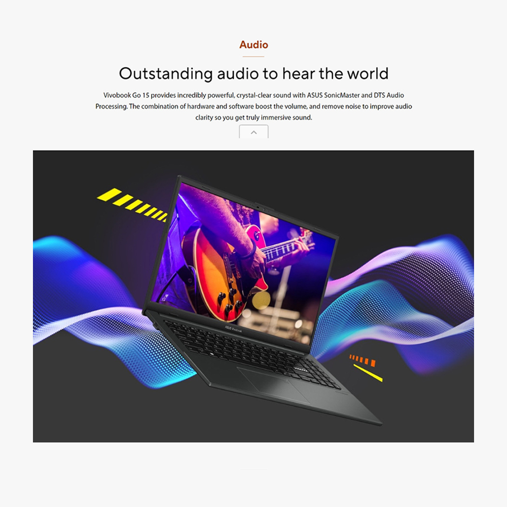 ASUS Vivobook Go 15  Laptop E1504F-ANJ466WS  | System Diagnosis | Function Key Lock | WiFi SmartConnect | 2  Year General Warranty