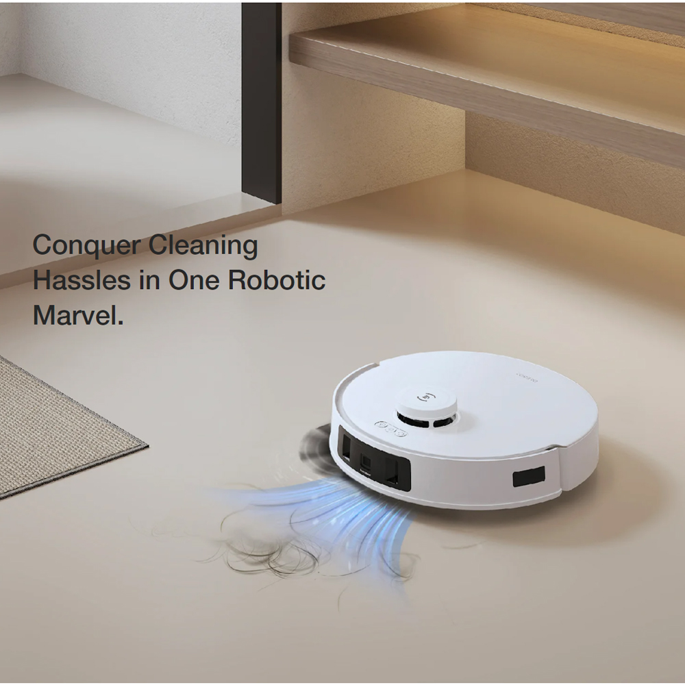 Ecovacs 11000Pa DEEBOT PRO OMNI T30 | Mini OMNI Station | Stylish Appearance | TruEdge Adaptive Edge Mopping