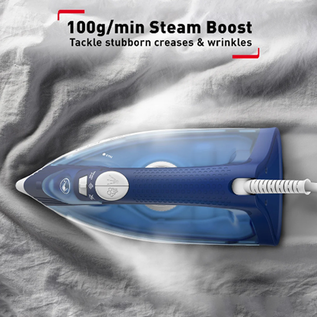 Tefal 1200W Easy Steam Steam Iron FV1941 | Vertical Steam | 2 Second Heat Up Time | Auto-Off | Eco Mode | Anti-Drip | Steam Iron with 2 Year Warranty