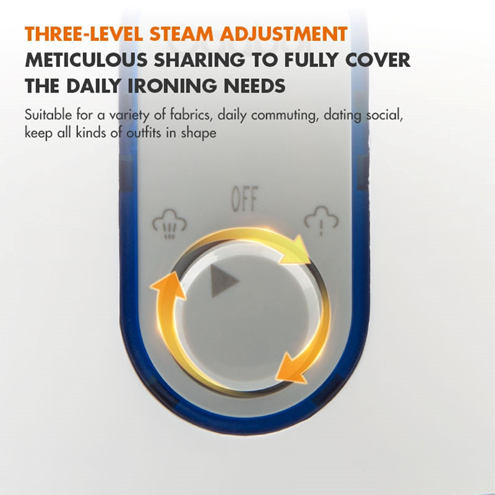 Gaabor 2000W Garment Steamer GS2000M-WH04A | Multi-Speed Steam Adjustment | Easy switching | Oversized water tank | 1  Year General Warranty