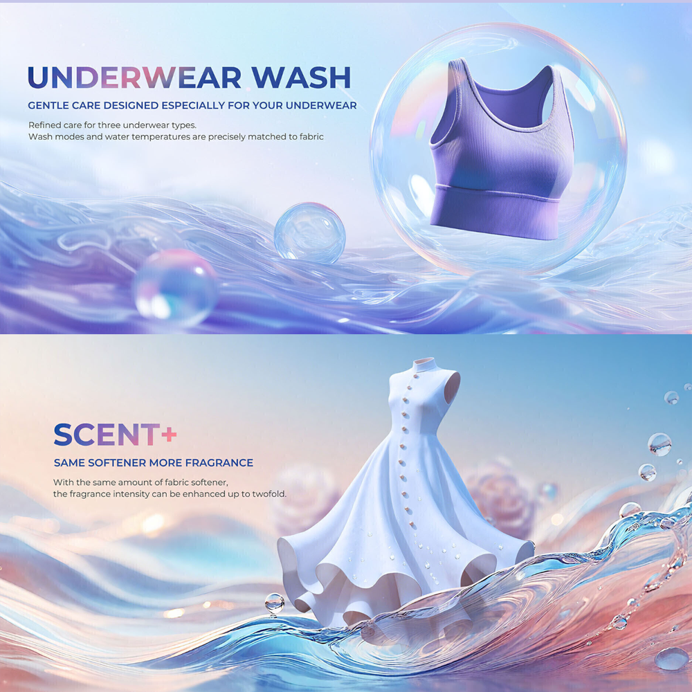 HAIER 12KG Multiwash 3-Drum DD Inverter Front Load Washing Machine HW140-BD14697WU1 |Direct Drive Inverter| Wifi Compatible