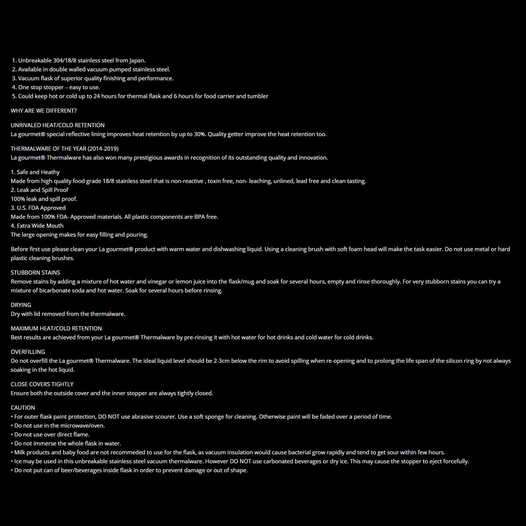 HAIER 1.7L Thermal Food with 3pcs 304 Stainless Steel Container TD0045781 | Unrivalled Heat/Cold Retention | Equip with 2 Functions | Wide Mouth | Mess Free | Safe and Healthy