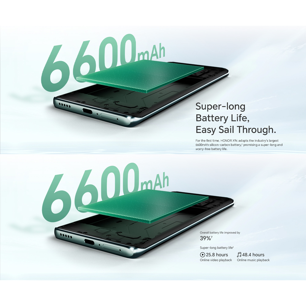 HONOR X9c 5G | 108MP OIS Motion Sensing Camera | 6,600mAh Ultra Large Battery | HONOR Magic AI