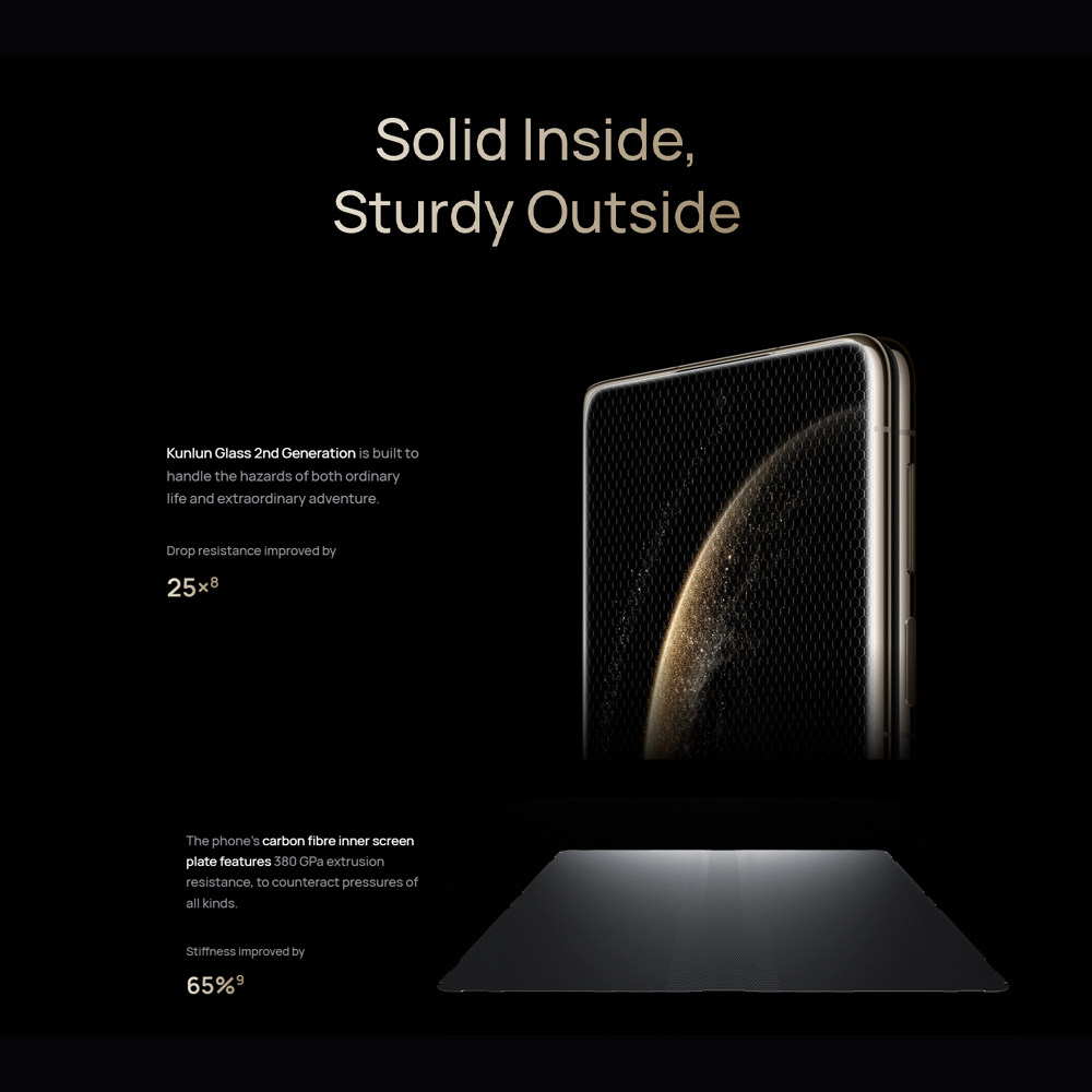 HUAWEI Mate X6 12GB+512GB | 7.93 inch, Foldable LTPO OLED | 50MP Main Camera | Kirin 9020, Octa-core | Si/C Li-Ion 5110, 66W Fast charging