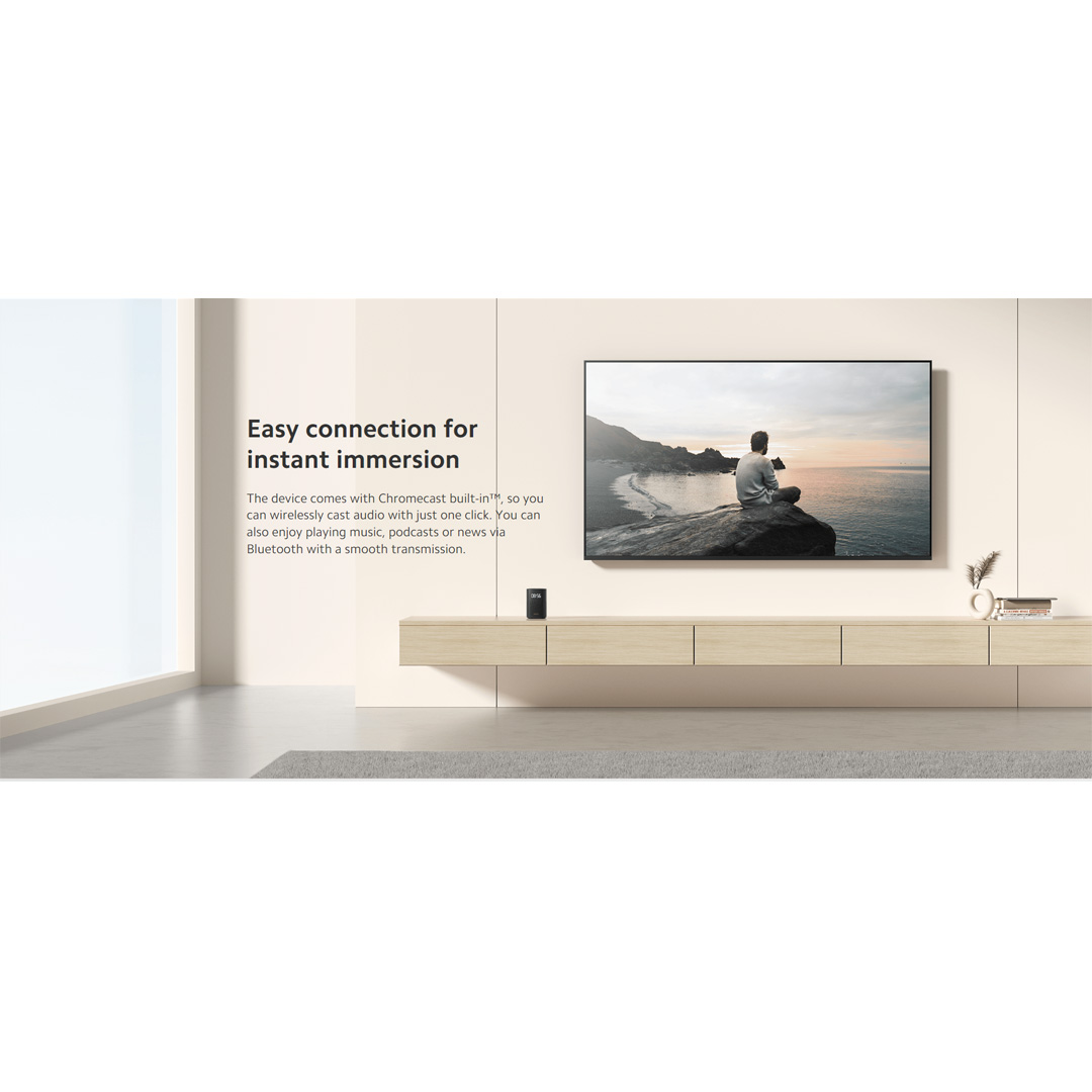 Xiaomi Smart Speaker IR Control L05G | Balanced Sound Field | Google Assistant Built-in | Smart Home Control Center | Speaker with 1 Year Warranty