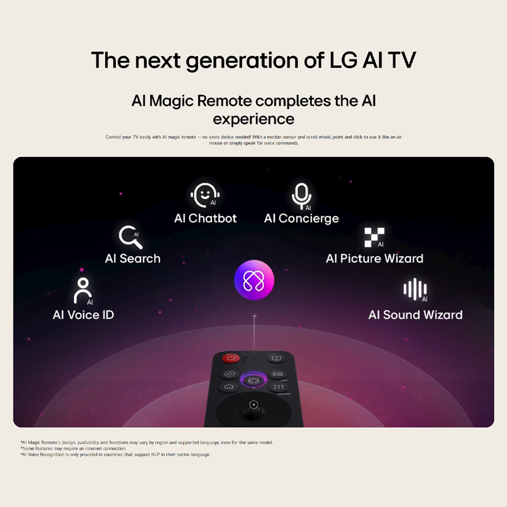 LG 55"/65"/75"/86"/100" 4K UHD QNED evo AI MiniLED Smart TV QNED86AS | Alpha 8 AI Processor Gen2 | Dynamic QNED Colour | Dolby Vision / HDR10 / HLG