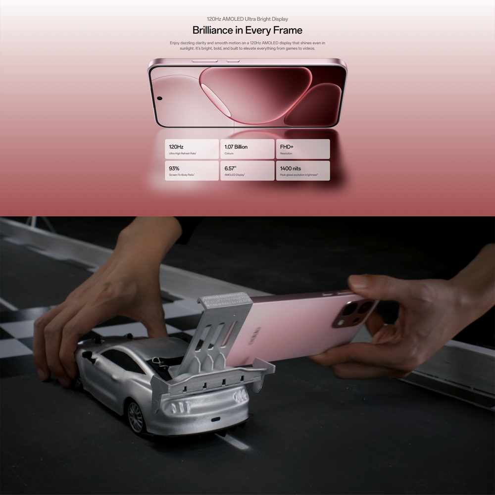 OPPO A6 Pro 5G 8GB+256GB | 50MP Camera | 6.57 inch, AMOLED | Li-Po 6500mAh | Mediatek Dimensity 6300 (6 nm) | Android 15, ColorOS 15