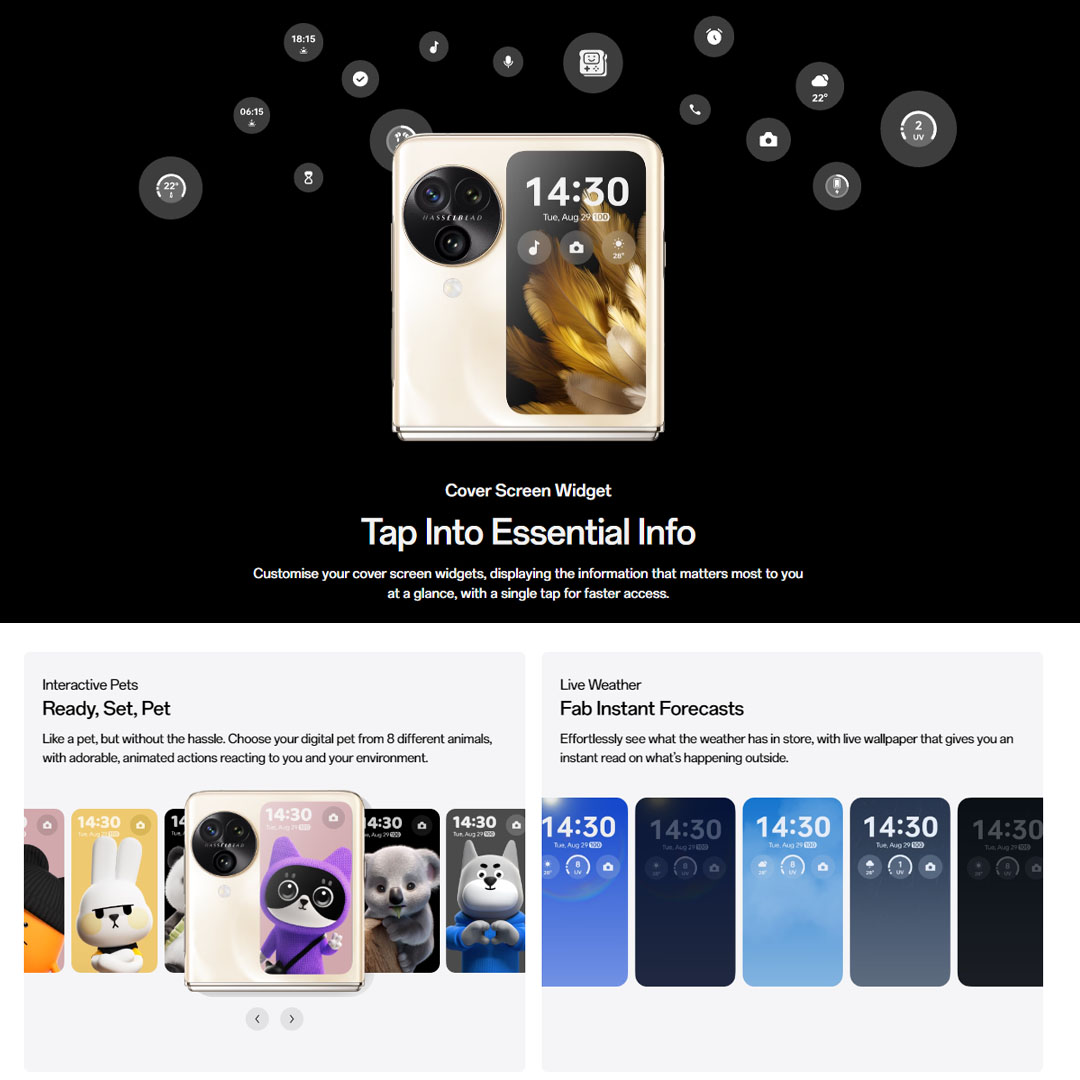 (Pre-Order till 27.10.2023) OPPO Find N3 Flip 12GB+256GB | 6.8" LTPO AMOLED Display | 50MP Camera | 4300mAh Battery | Smartphone with 1 Year Warranty