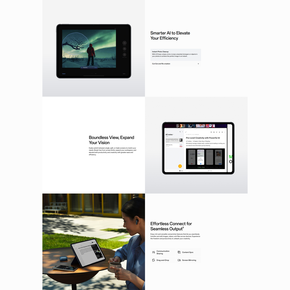 OPPO Pad 3 Pro | Snapdragon® 8 Gen 3 | 12.1" 3K ReadFit Screen | 67W SUPERVOOC Fast Charging