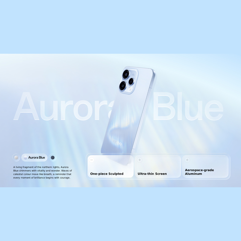 OPPO Reno15 5G | 80W SUPERVOOC™ Flash Charge | 3.5x Telephoto Vibe Portrait | AI Motion Photo Popout | 50MP Ultra Wide Selfie Camera