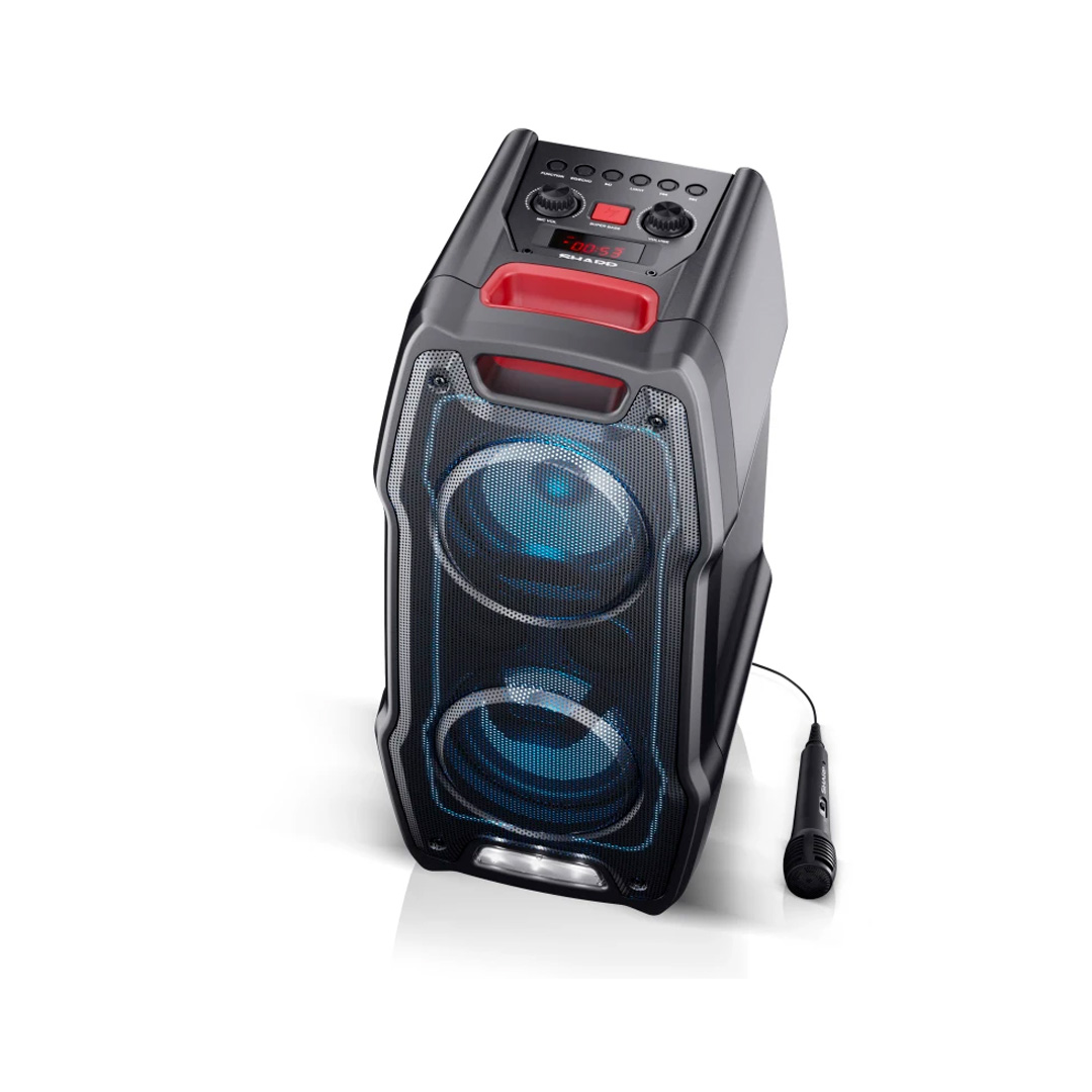 SHARP 60W Party Speaker System PS929 | Bluetooth | USB | Audio In | TWS Mode | USB Playback | 4.5AH Rechargeable Battery | Speaker with 1 Year Warranty