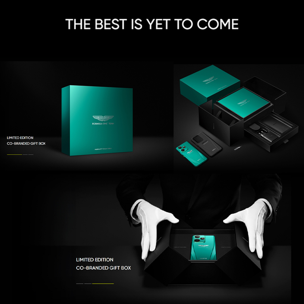 realme GT 7 Dream Edition 16GB+512GB | 6.78 inches, LTPO AMOLED | 50MP Main Camera | Mediatek Dimensity 9400e (4 nm) | Android 15, Realme UI 6.0 | Li-Po 7000mAh, 120W wired