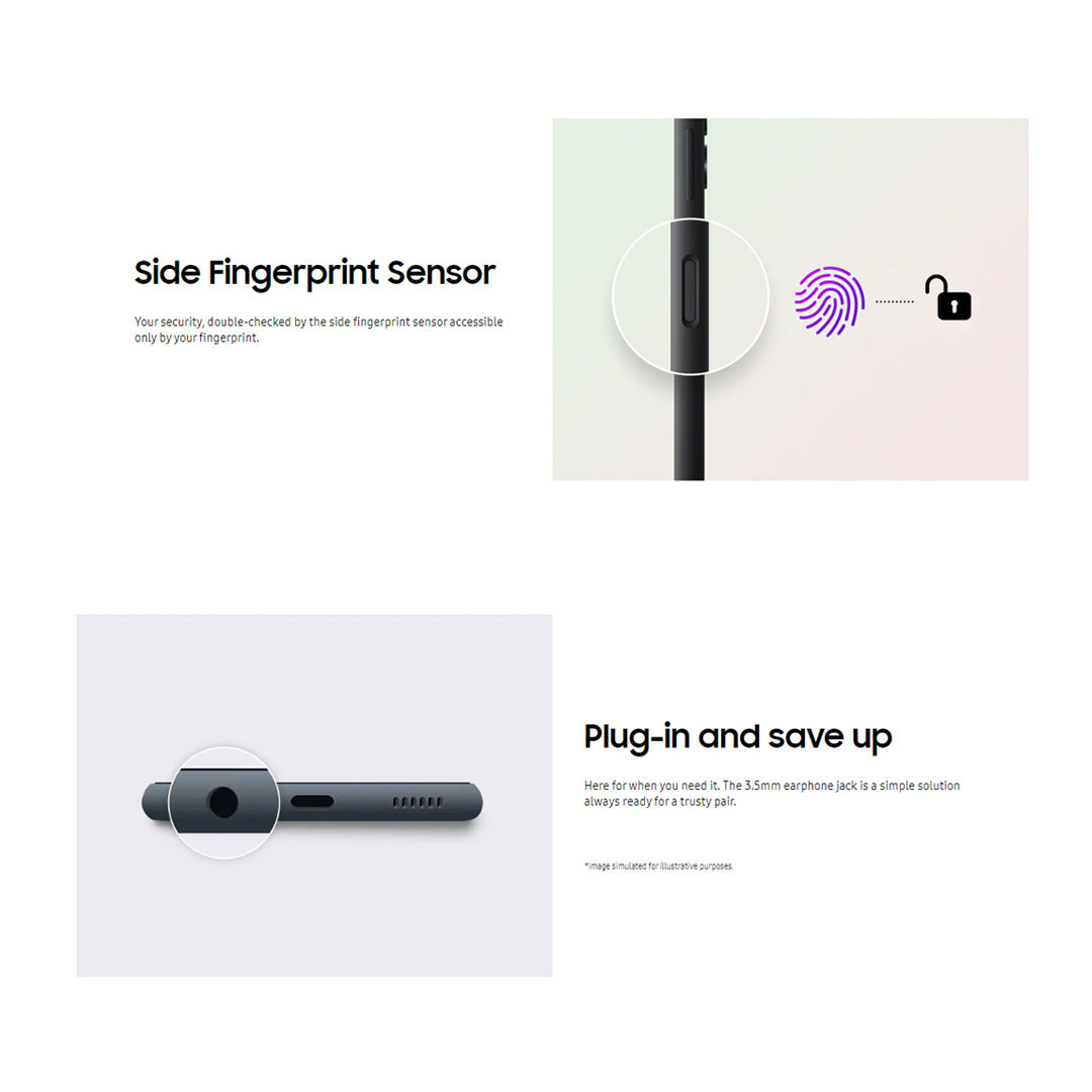 SAMSUNG Galaxy A05s 6GB+128GB | 6.7" FHD+ Display | 50MP Camera | 5,000mAh(typical) Battery | Octa Core Processor | Smartphone with 1 Year Warranty