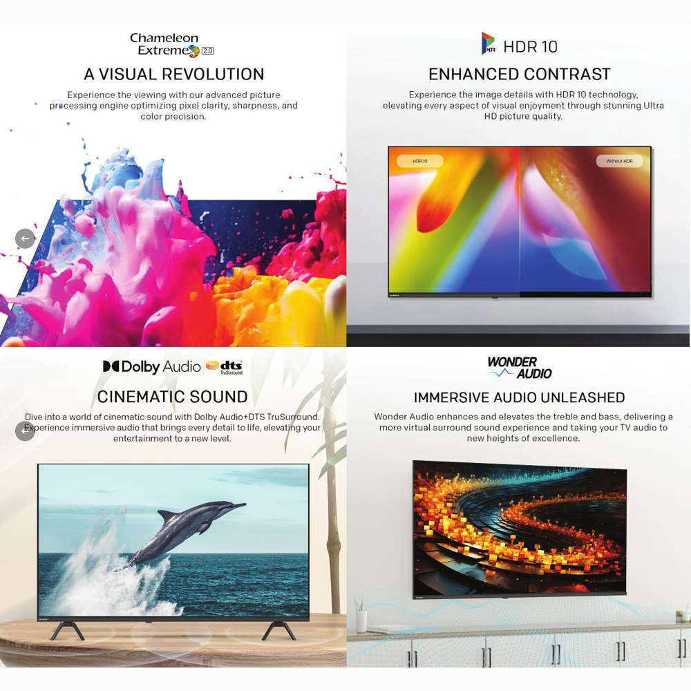 SKYWORTH 43"/50"/55"/60"/65"/75" 43SUE7800/50SUE7800/55SUE7800/60SUE7800/65SUE7800/75SUE7800  4K UHD Eye Care Series Google TV | HDR10 & HLG