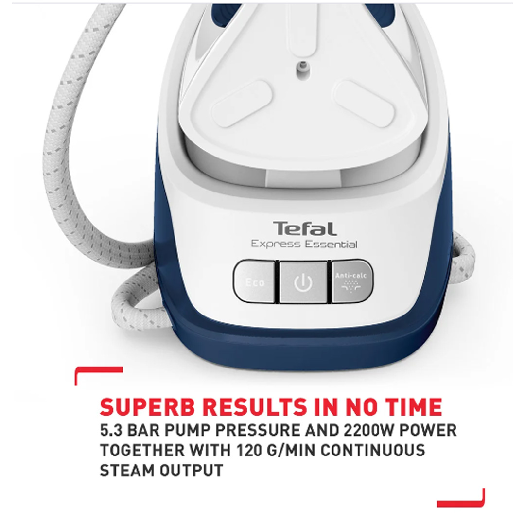 Tefal 2200W Express Easy Steam Generator Iron SV6116 | 1.4L Water Tank Capacity | Anti-Drip | Auto-Off | Eco Mode | Steam Iron with 2 Year Warranty