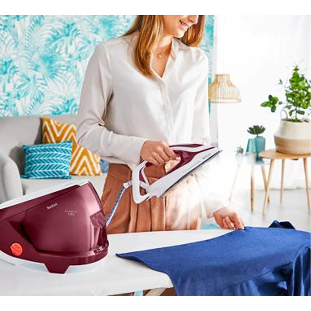 Tefal 2600W Pro Express Protect Steam Generator Iron GV9220G0 | Ultra-powerful steam | Removable calc collector system | Advanced anti-drip technology |  Vertical steam feature