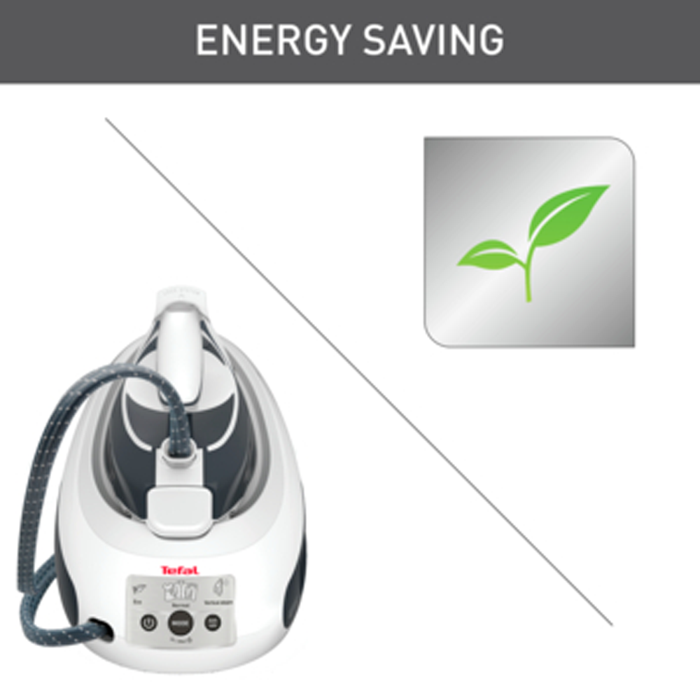 Tefal 2800W Express Airglide Steam Generator Iron SV8020 | Eco mode | Extra-powerful | Ultra-Smooth Durilium Airglide
