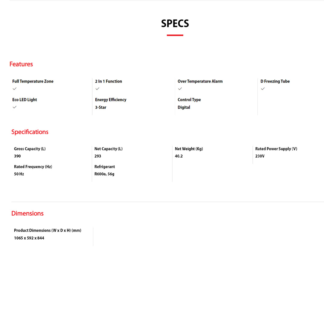 TOSHIBA 390L Chest Freezer GR-RC390CE-DMY(01) | Quiet & Slim Hinge | 2 in 1 CHEST FREEZER | D Freezing Tube | Freezer with 1 Year Warranty