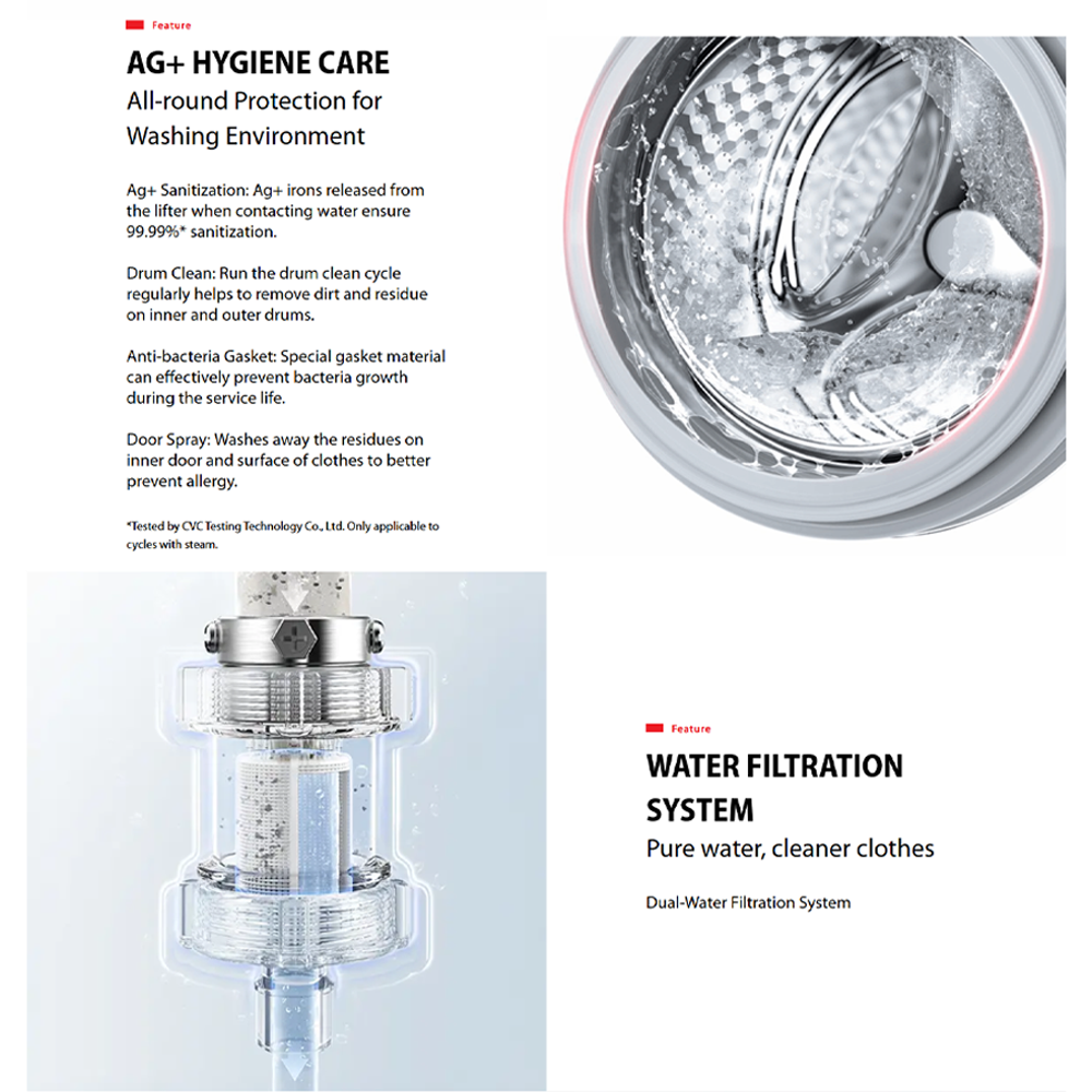 TOSHIBA 10.5KG/7KG Aroma+ SENSEDOSE AI Smart Front Load Washer Dryer TWD-T25BZU115MWM(MG) | THE GREATWAVES™ | Aroma+