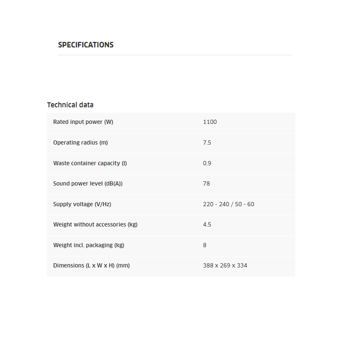 Karcher 1100W Bagless Multi-Cyclone Vacuum Cleaners VC 3 Plus *SEA | HEPA 12 Filter | Multi-Cyclone Technology | Vacuum with 1 Year Warranty